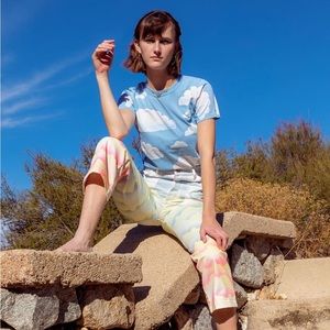 Limited Edition Big Bud Press Cloud Paint Stamp Tee, Unisex Size Small